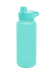 Simple Modern 32 fl oz Stainless Steel Summit Water Bottle with Silicone Straw Lid|Ocean Water