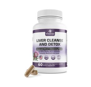 Liver Cleanse and Detox Formula Milk Thistle Artichoke Extract Dandelion and Apple Cider Vinegar Liver Health Supplement