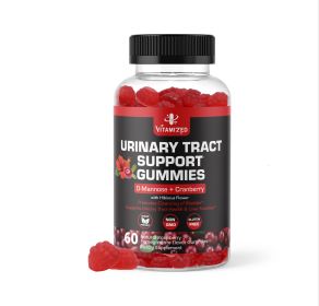 Powerful Cranberry Gummies 1500mg with D-Mannose Urinary Tract Health Fast-Acting Bladder Support Supplement 60 Count