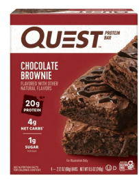 Quest Protein Bar, Chocolate Chip Cookie Dough, 21g Protein, 4 Ct