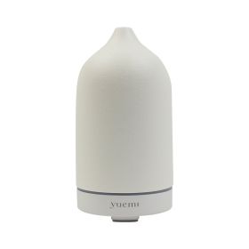 YUEMI AROMASCAPE Essential Oil Diffuser Ultrasonic Aromatherapy Diffuser 160ml Ceramic Stone Aroma Diffuser with 7 Colors LED Night Light 4 Timer Sett