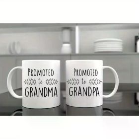 Grandparent Coffee Mug - Granny And Grandfather-To-Be 11 Oz Mugs Water Bottles Cup 11Oz