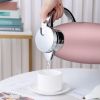 Soga 1.8L Rose Color 3-Layer Vacuum Insulated Stainless Steel Flask  Ideal for Home and Office