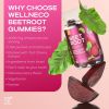 Beet Chews for High Blood Pressure Beet Root Gummies with Tart Cherry Extract Nitric Oxide Supplements Support Cardio Health and Energy Vegan No GMO P