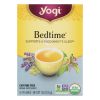 Yogi Bedtime Herbal Tea Caffeine Free Chamomile - 16 Tea Bags - Case Of 6