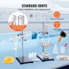 VEVOR Essential Oil Distillation Kit, 500ml Distillation Apparatus, 3.3 Boro Lab Glassware Distillation Kit with Alcohol Lamp, Ceramic Mesh and 24