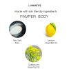 Sea Salt Fizzy Deconstructed Pampered Body Bath Bomb – 14oz Bath Fizz – Infused with Lemon & Galbanum Oils for Skin Hydration & Relaxation