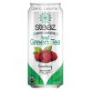 Steaz Zero Calorie Green Tea - Raspberry - Case Of 12 - 16 Fl Oz.