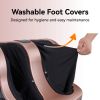 Smart Leg Massager with Multi-Level Adjustable, Quiet Operation, Acupressure & Meridian Therapy, Safe & Effective Foot Massager-RoseGold