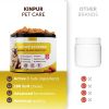 Kinpur Pet Care Scoot Stopper Soft Chews Fiber for Dogs Dog Anal