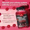 Powerful Cranberry Gummies 1500mg with D-Mannose Urinary Tract Health Fast-Acting Bladder Support Supplement 60 Count