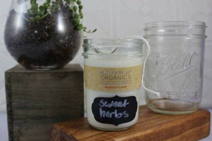 Soy Wax Essential Oil Candle Extra Long Burning (Scent: Happiness)