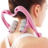 Neck Roller Massager 360�� Rotatable Trigger Point Roller Portable Massager with 6 Balls for Neck Leg Thigh Foot Pain Relief
