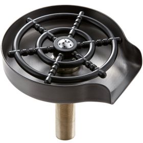 VEVOR Glass Rinser, 10 Powerful Spraying Jets 360�� Rotating Cup Rinser for Sink (Base Material: 304 Stainless Steel Base, Color: Brushed Nickel)