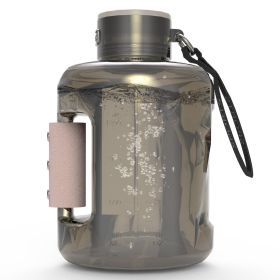 1.5L Large Capacity Portable Hydrogen Water Bottle 6 Min Quick Electrolysis Rechargeable Hydrogen Water Generator For Home Travel Office Gym Workout E (Color: Grey)