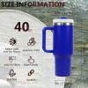 40oz V2 large capacity tumbler,  With Handle And Straw Lid