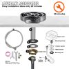 VEVOR Glass Rinser, 10 Powerful Spraying Jets 360�� Rotating Cup Rinser for Sink
