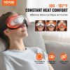 VEVOR Heated Eye Massager Eye Care Device 5 Modes Bluetooth Music 180�� Foldable