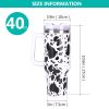 40oz 5D cowprint Insulated Tumbler With Handle And Straw Lid Portable Large Capacity water bottle, Heat preservation