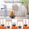 VEVOR Glass Rinser, 10 Powerful Spraying Jets 360�� Rotating Cup Rinser for Sink