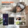 VEVOR Heated Eye Massager Eye Care Device 5 Modes Bluetooth Music 180�� Foldable