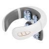 4 Heads/8 Heads Options Neck Massager with Heat Cordless Cervical Neck Massager EMS Neck Massager with 6 Modes 20 Intensity Levels Remote Control Voic