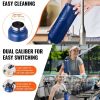 Insulated Water Bottle Stainless Steel with Wide Mouth Lid